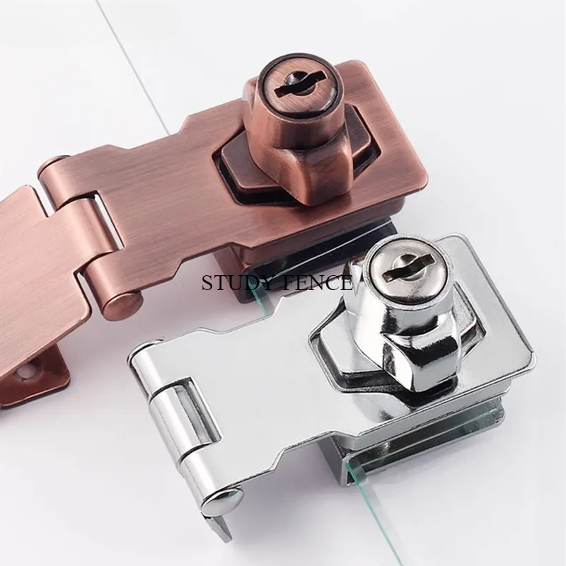 Furniture Hardware Store - قفل باب زجاجي غير مثقوب، قفل