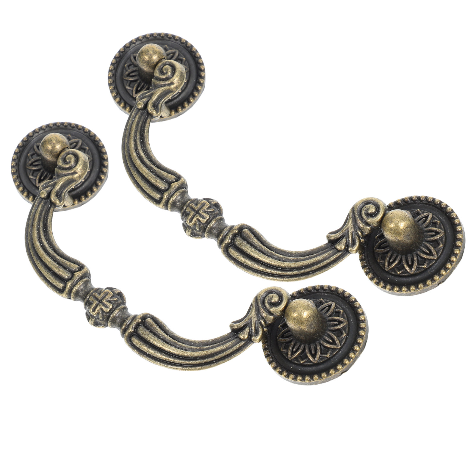 Vintage Furniture Hardware Replacement - قطعتان من مقابض الأدراج بتصميم عتيق