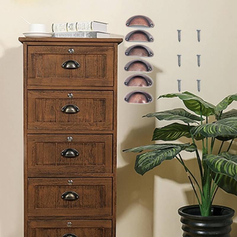 Furniture Hardware Items - 6 مقابض معدنية، مقابض أدراج بتصميم