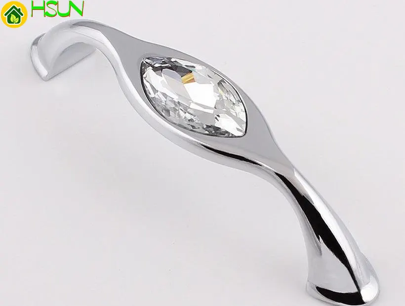 Unique Furniture Hardware Pulls - مقابض أدراج كريستالية أنيقة مقاس 3.75