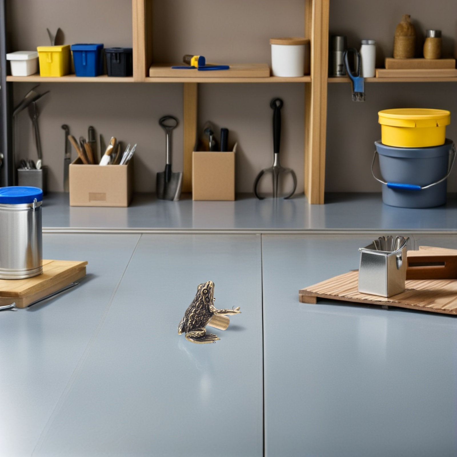 Unique Furniture Hardware Pulls - مقبضا باب نحاسيان على شكل ضفدع