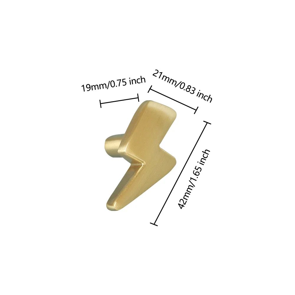 البرق تصميم النحاس مقابض خزانة - مراجعة Unique Furniture Hardware Pulls وسعره