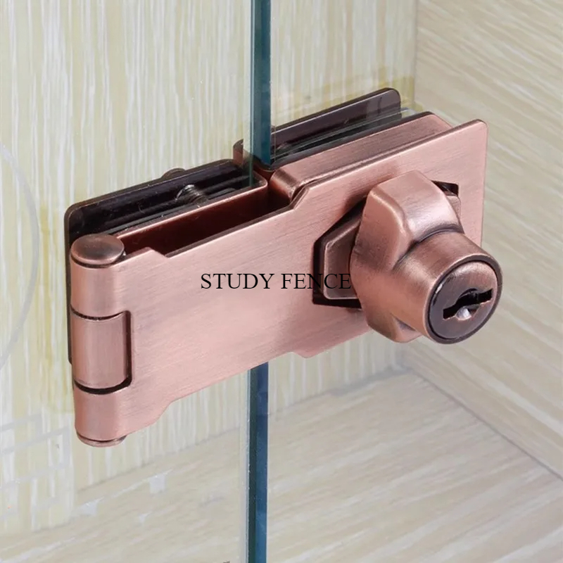 قفل باب زجاجي غير مثقوب، قفل خ - مراجعة Furniture Hardware Store وسعره