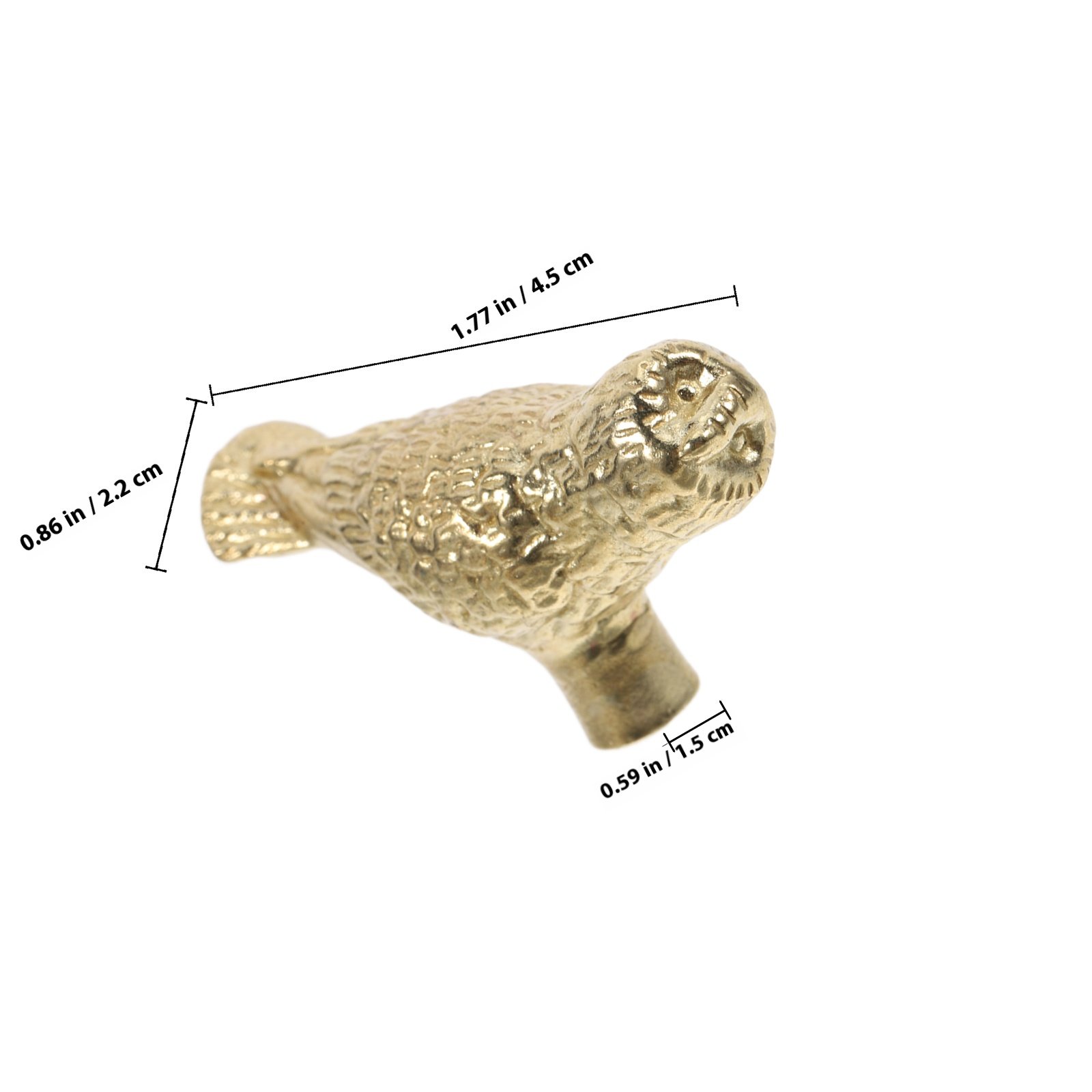 قطعتان من مقابض الخزائن النحاس - مراجعة Unique Furniture Hardware Pulls وسعره