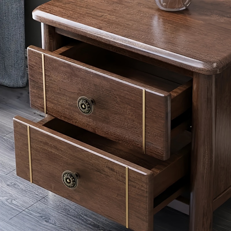 قطعتان من مقابض الأدراج بتصميم - مراجعة Vintage Furniture Hardware Replacement وسعره