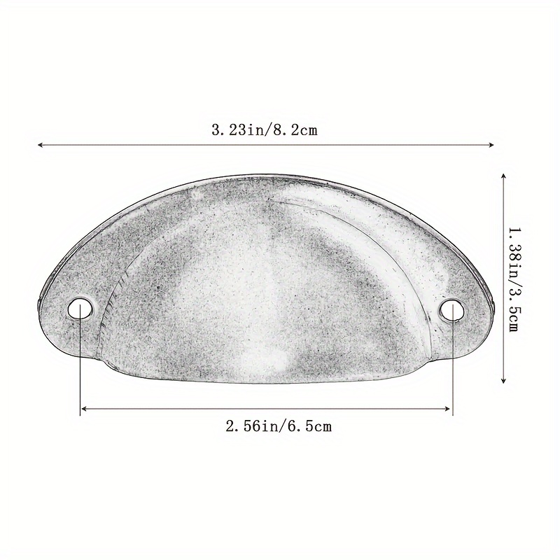 6 مقابض معدنية، مقابض أدراج بت - مراجعة Furniture Hardware Items وسعره